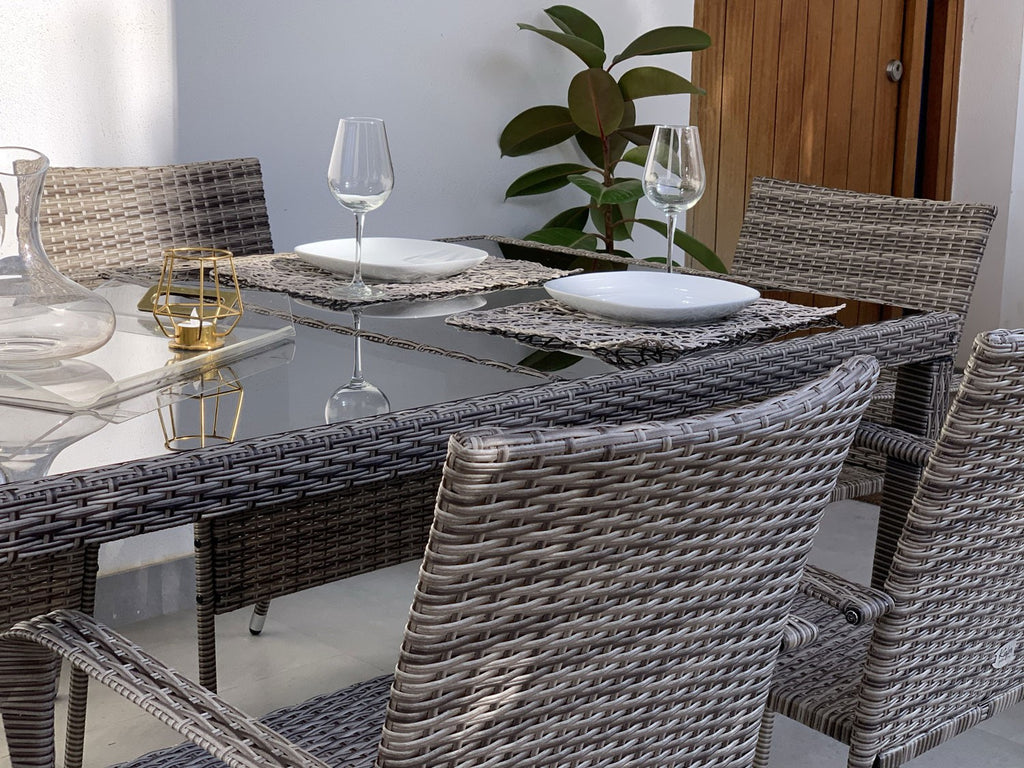 Comedor de Jardín Formentera 6 Plazas | Ratán Sintético