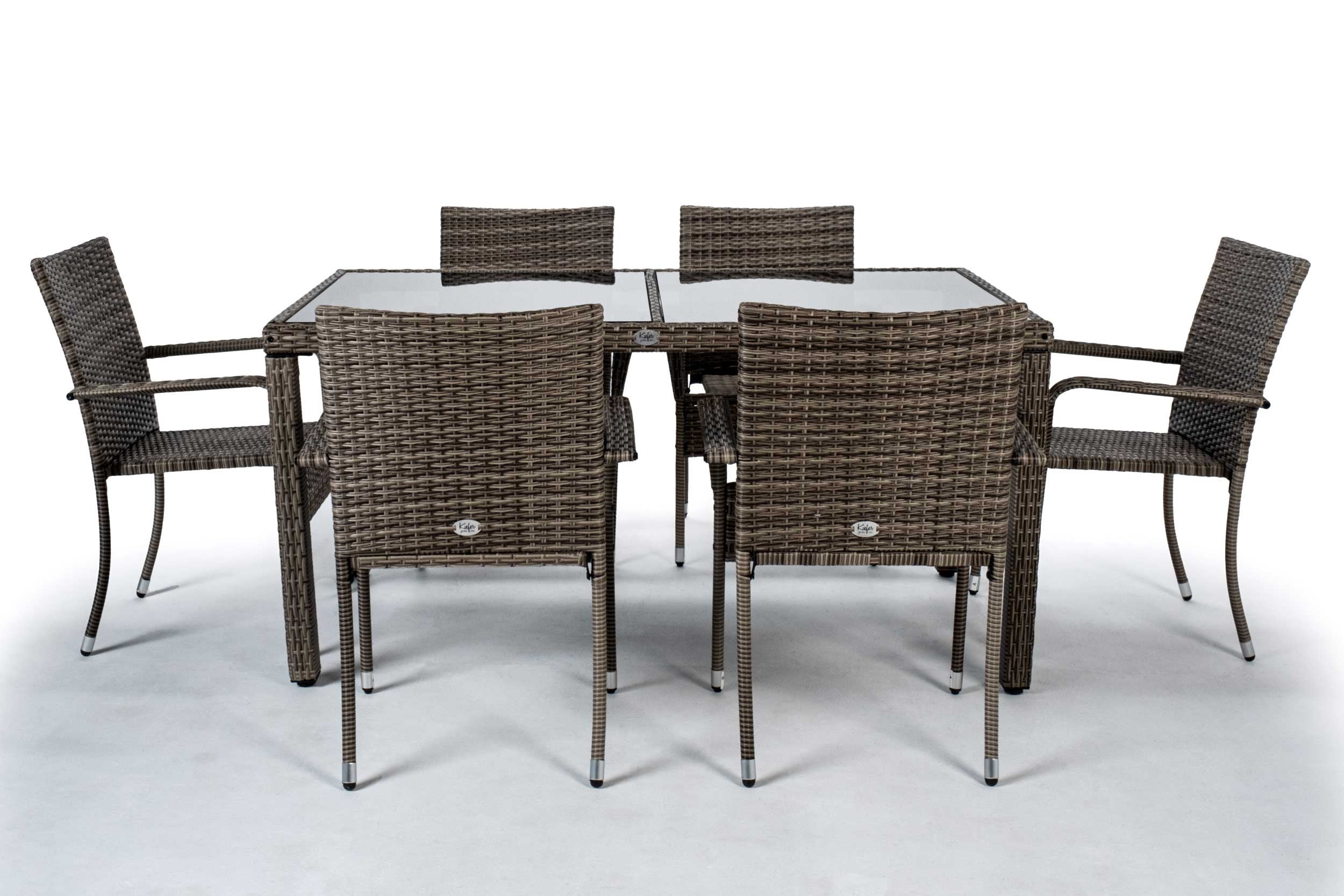Comedor de Jardín Formentera 6 Plazas | Ratán Sintético