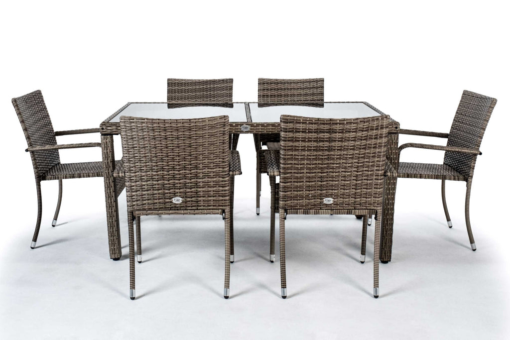 Comedor de Jardín Formentera 6 Plazas | Ratán Sintético