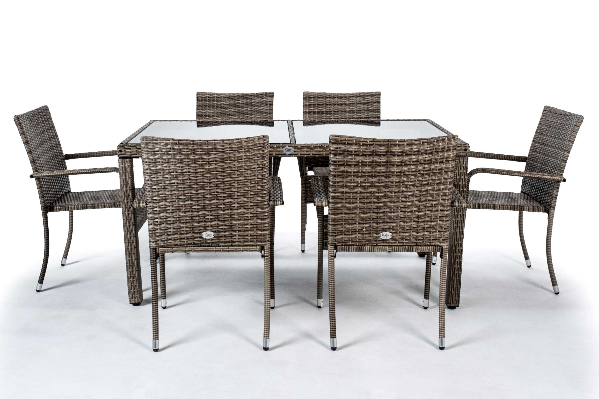 Comedor de Jardín Formentera 6 Plazas | Ratán Sintético