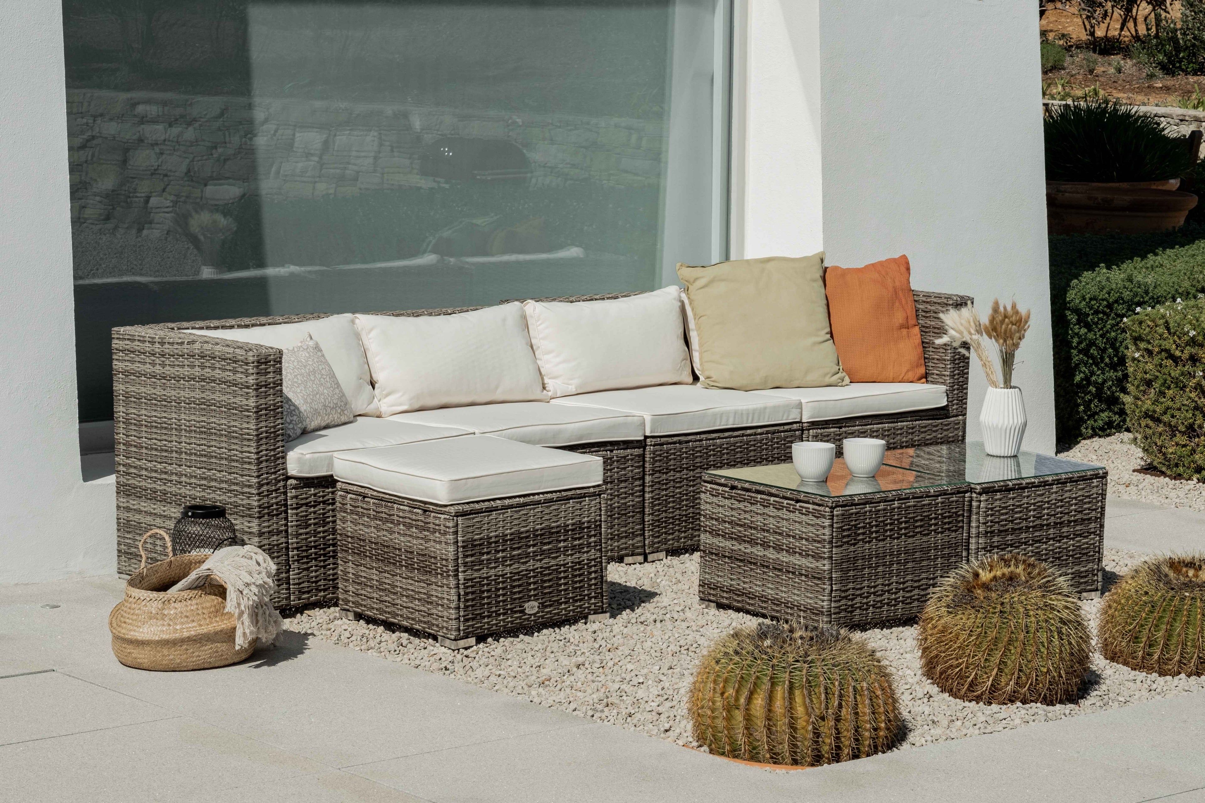 Bahamas Conjunto Cuatro doble mesa