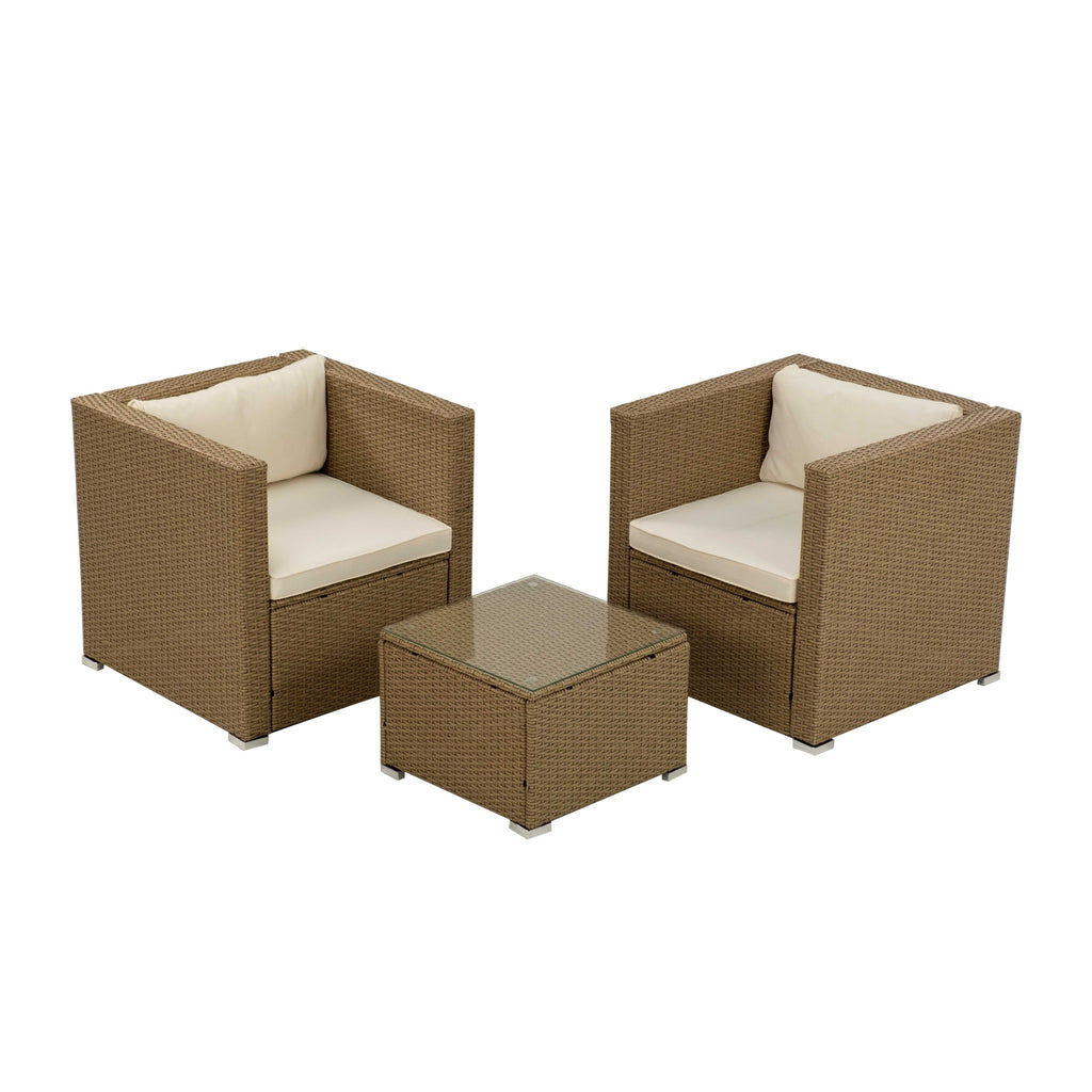 Conjunto de Jardín Ravello Doble Mini — OUTLET | 2 Sillones y Mesa — vista 6