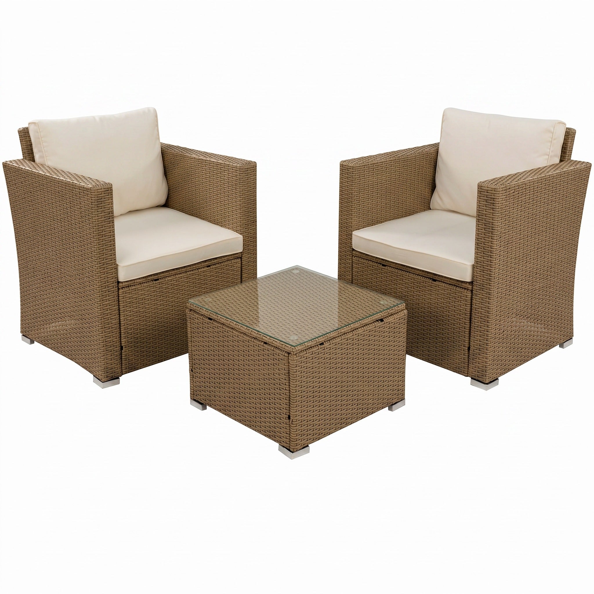 Conjunto de Jardín Ravello Doble Mini — OUTLET | 2 Sillones y Mesa — vista 7