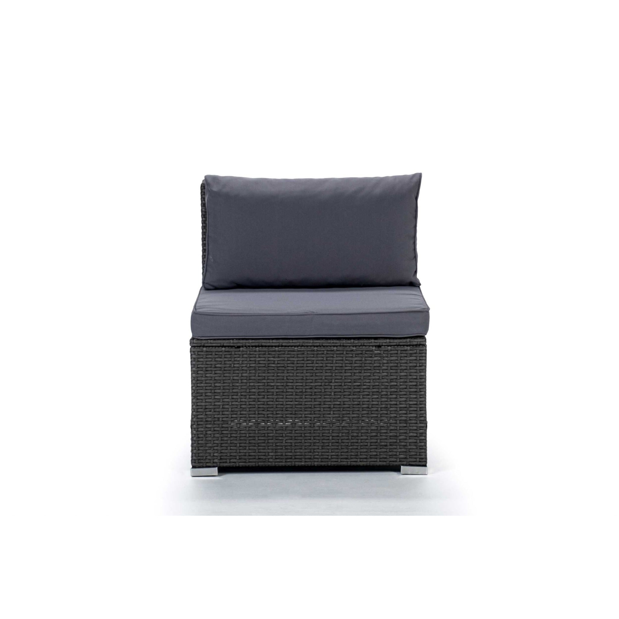 Sillón Modular de Jardín Bahamas — Ratán Sintético y Acero | Módulo Individual — vista 5