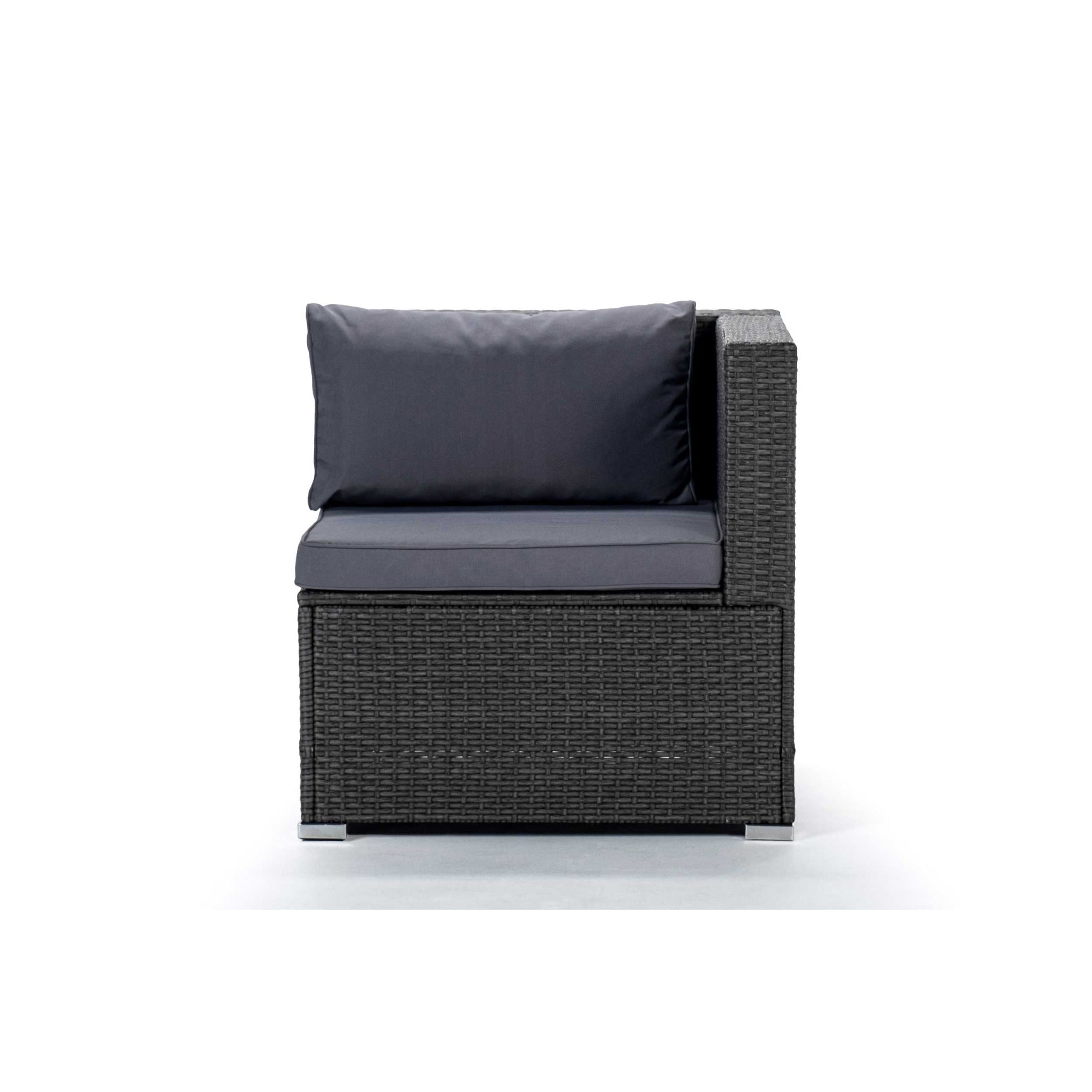Sillón Modular de Jardín Bahamas — Ratán Sintético y Acero | Módulo Individual — vista 6