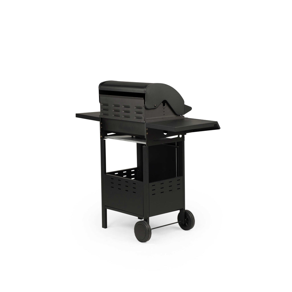 Barbacoa de Gas Brasa Nova 3 Quemadores 8,4 kW — Acero Negro Mate con Termómetro — vista 3