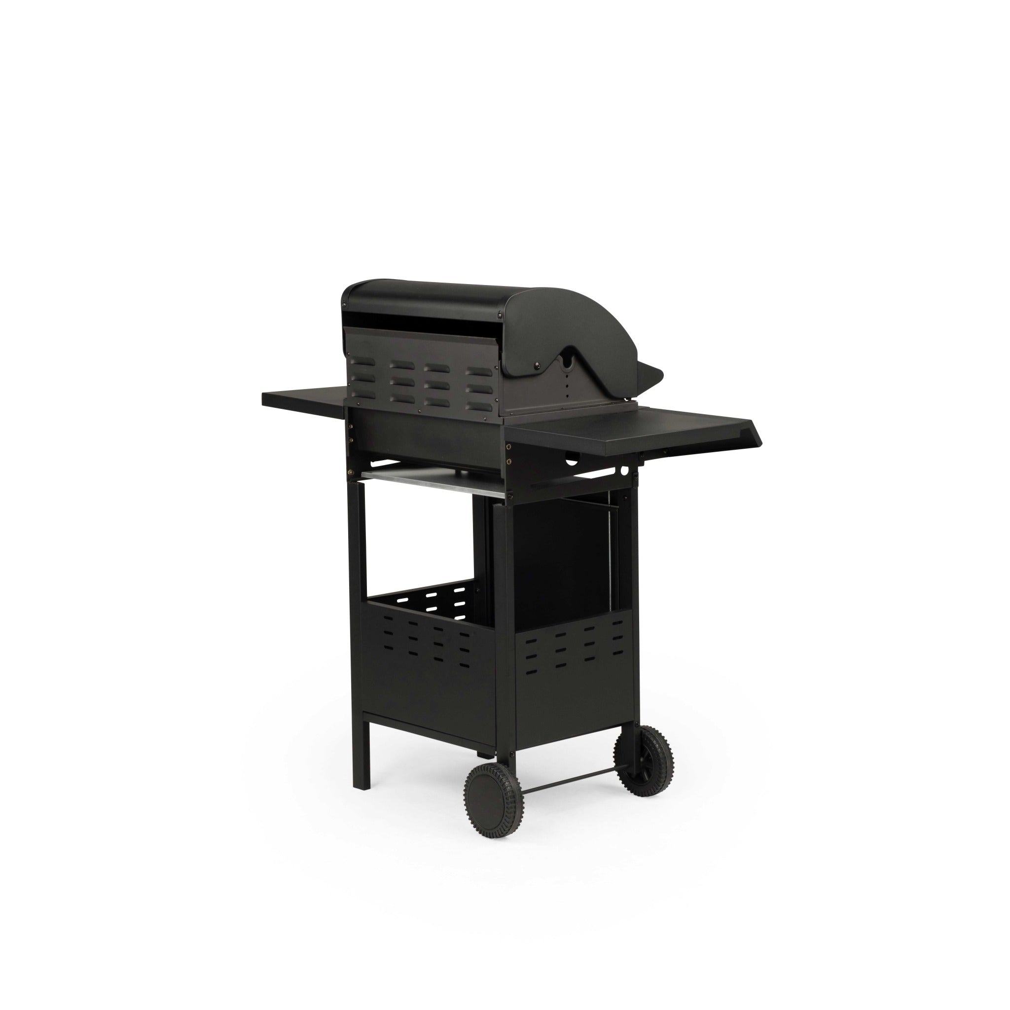 Barbacoa de Gas Brasa Nova 3 Quemadores 8,4 kW — Acero Negro Mate con Termómetro — vista 3