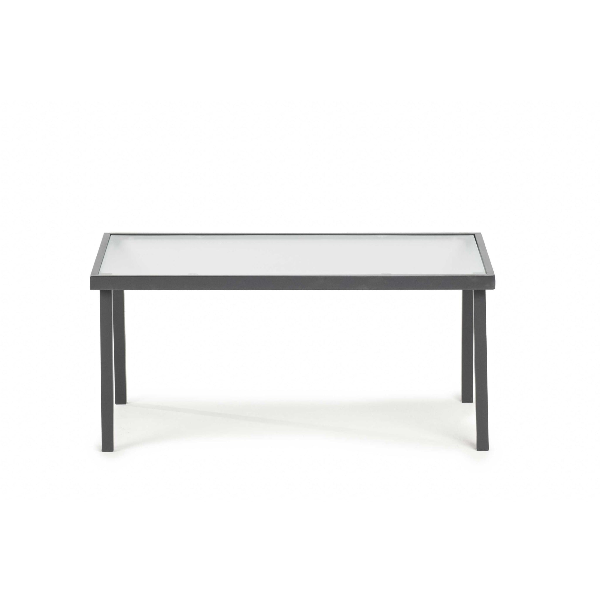 Conjunto de Jardín Arvendis 4 Plazas — Acero Galvanizado y Textileno | Gris — vista 13