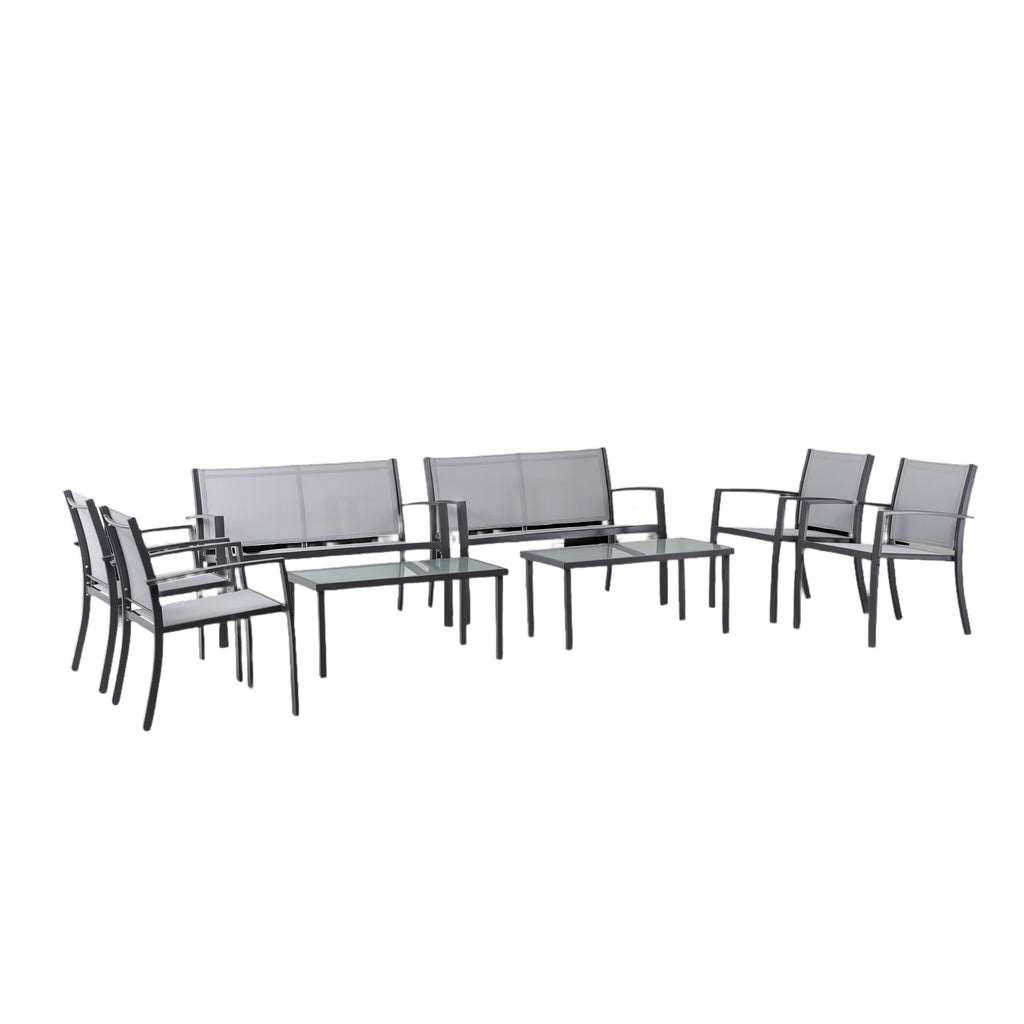 Conjunto de Jardín Arvendis Deluxe — Acero y Textileno