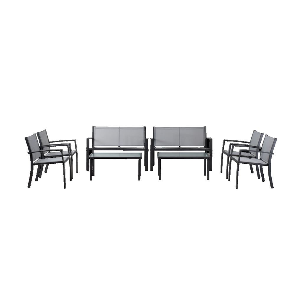 Conjunto de Jardín Arvendis Deluxe — Acero y Textileno