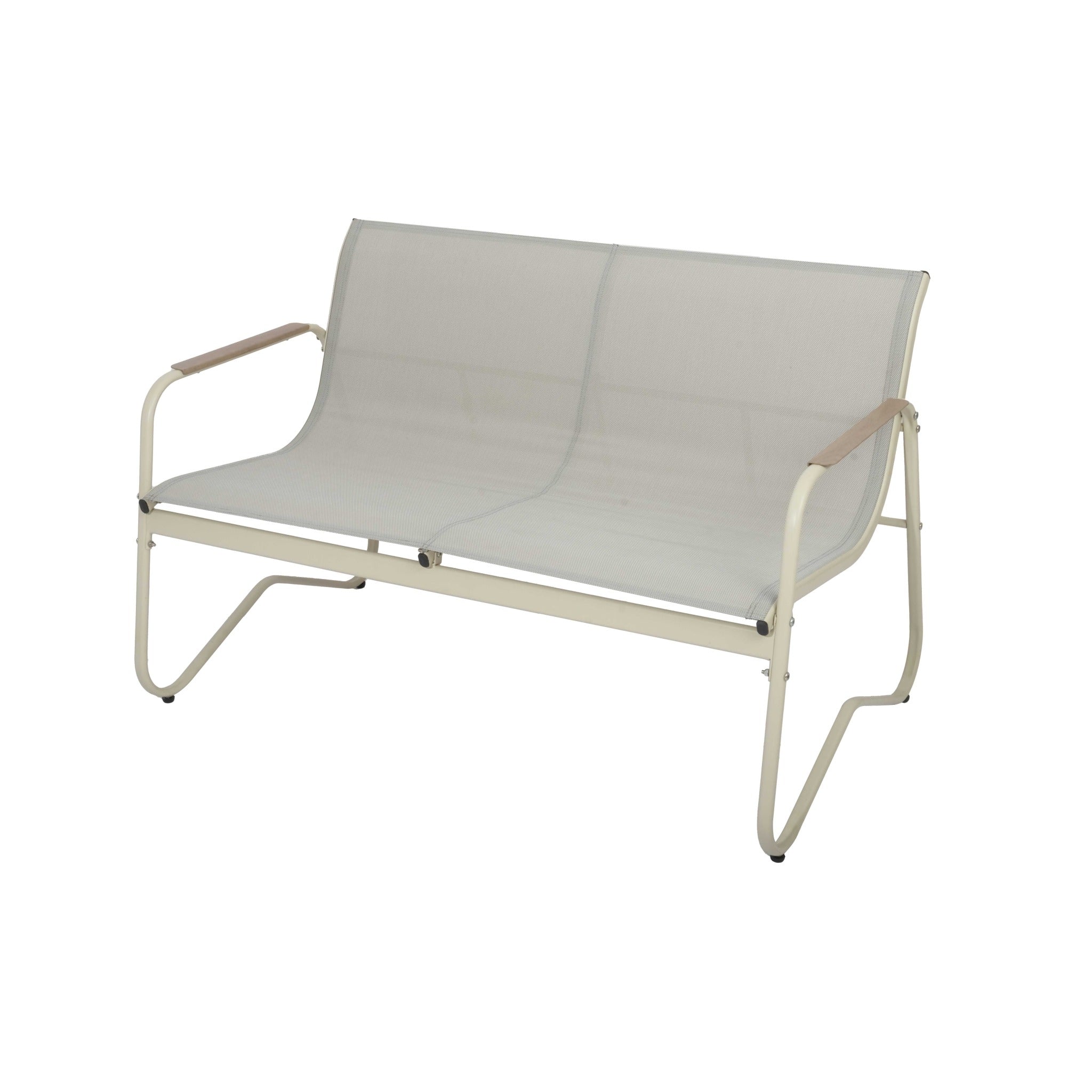 Conjunto de Jardín Helvoria 4 Plazas — Acero Galvanizado y Textileno | Sofá, 2 Sillones y Mesa — vista 7