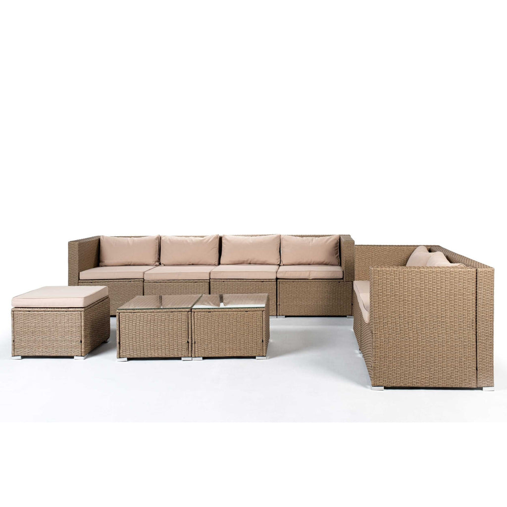 Conjunto de Jardín Ravello Doble Sofá — Ratán Sintético — vista 5