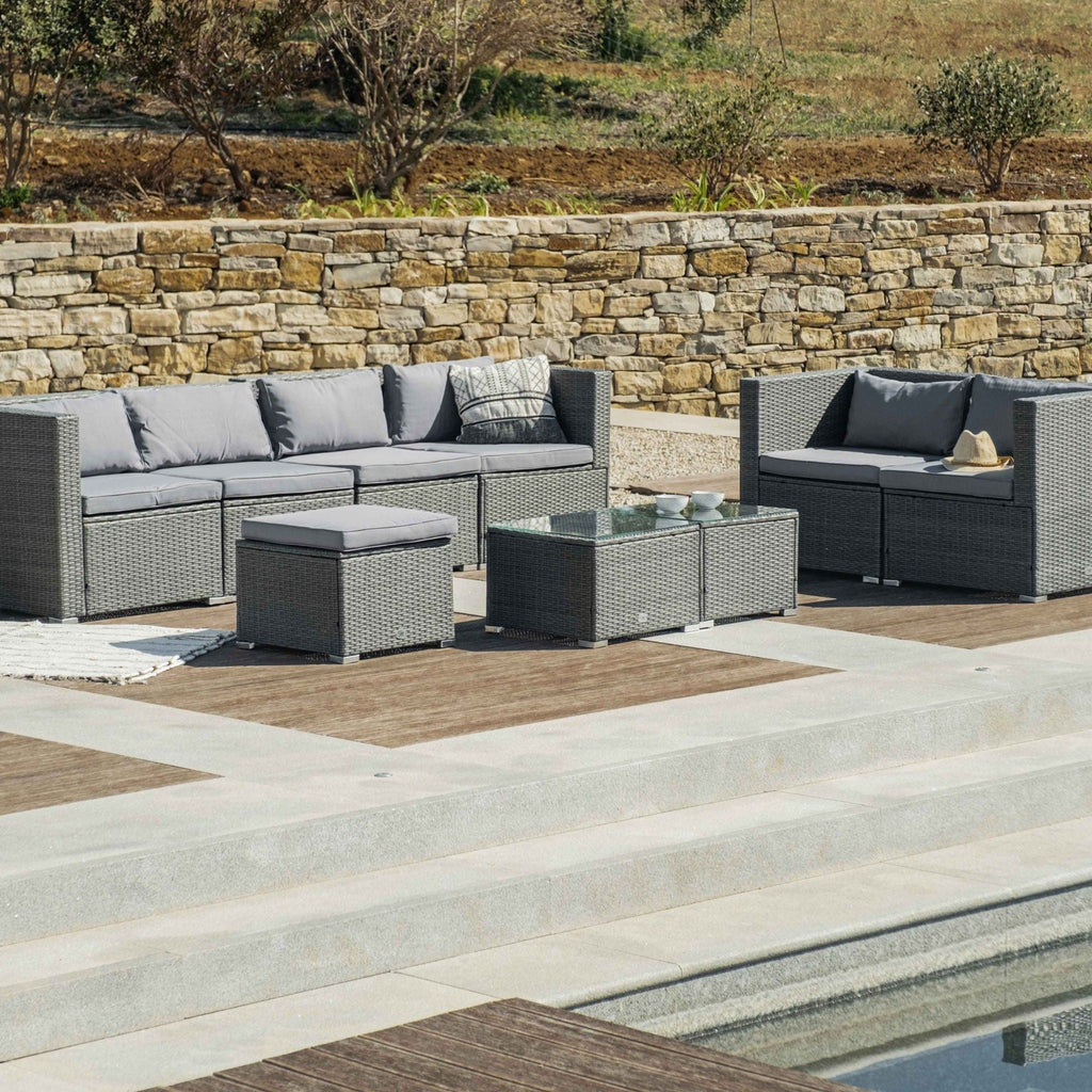 Conjunto de Jardín Ravello Doble Sofá — Ratán Sintético — vista 12