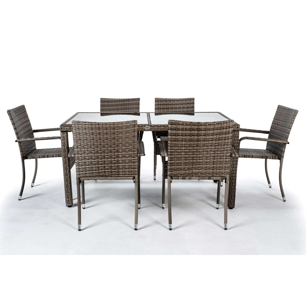 Comedor de Jardín Ibiza 6 Plazas | Ratán Sintético — vista 5