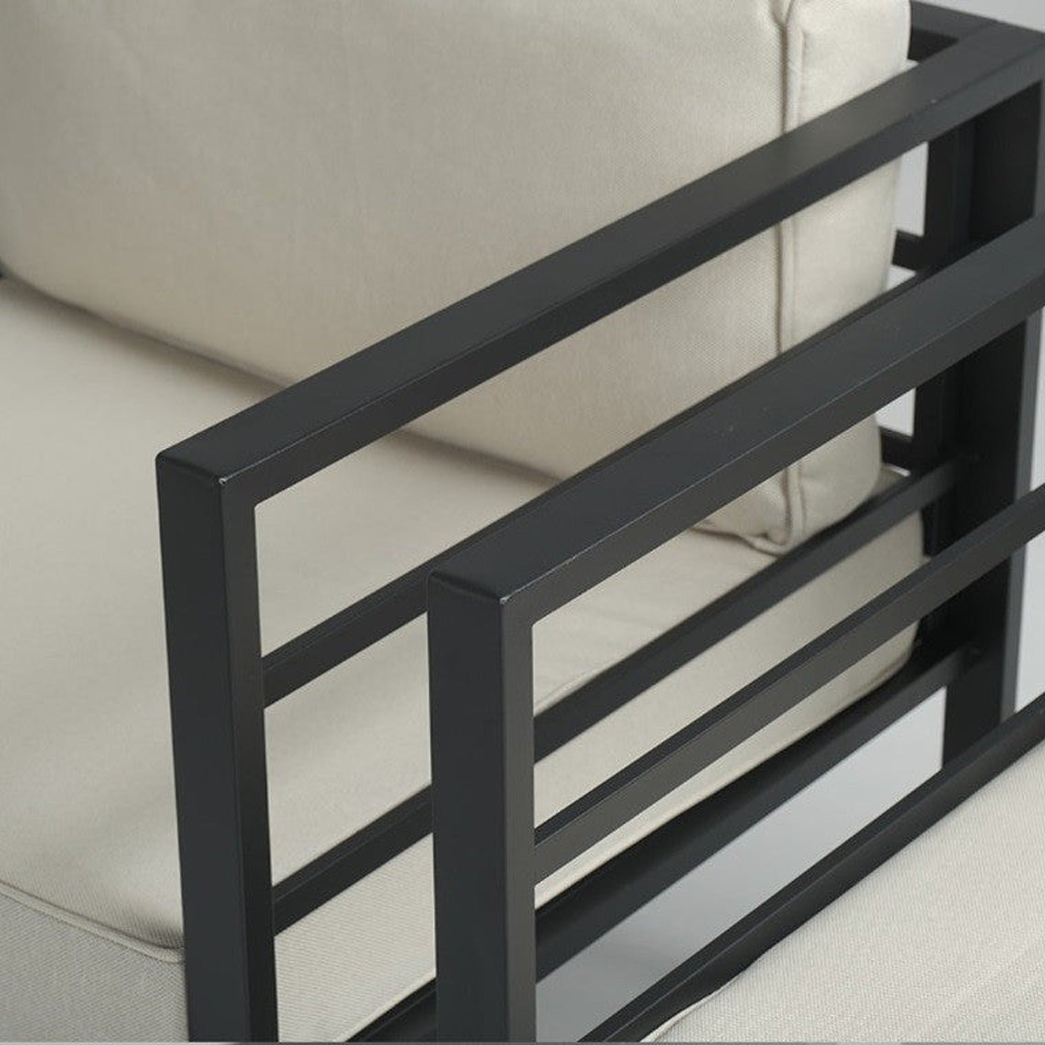 Conjunto de Jardín Estocolmo 5 Plazas — Sofá Modular, Acero y Cojines Premium — vista 15