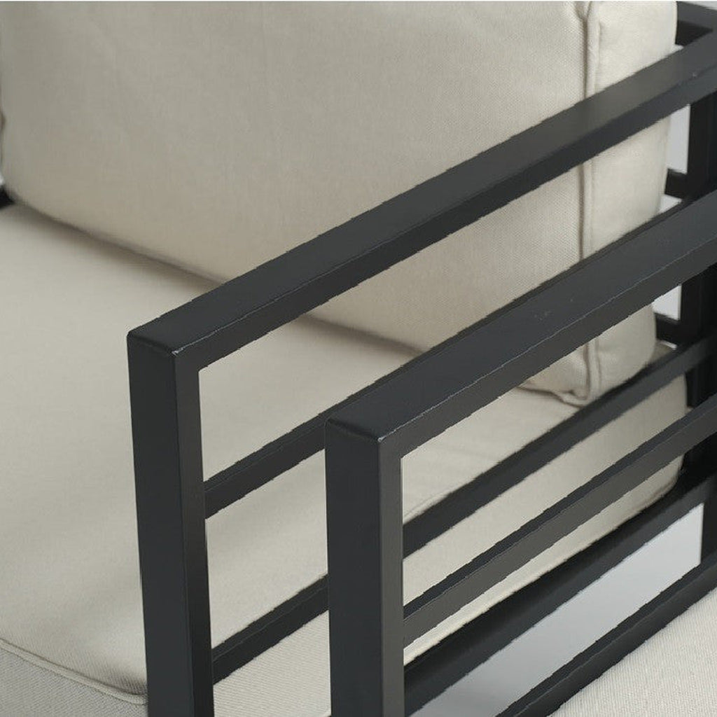 Conjunto de Jardín Estocolmo Deluxe 10 Plazas — Sofá Modular Doble, Acero y Cojines Premium — vista 8