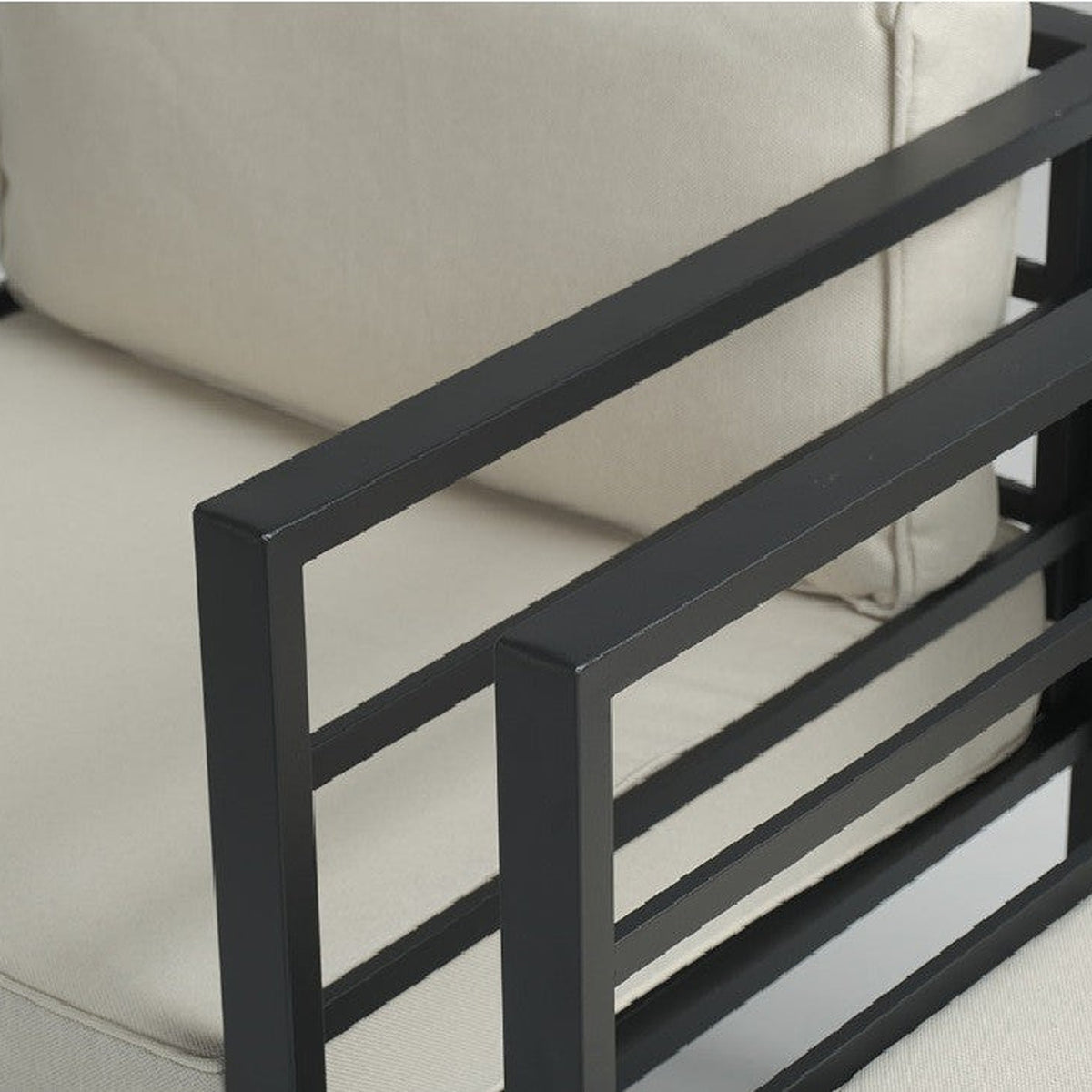 Conjunto de Jardín Estocolmo Deluxe 10 Plazas — Sofá Modular Doble, Acero y Cojines Premium — vista 8