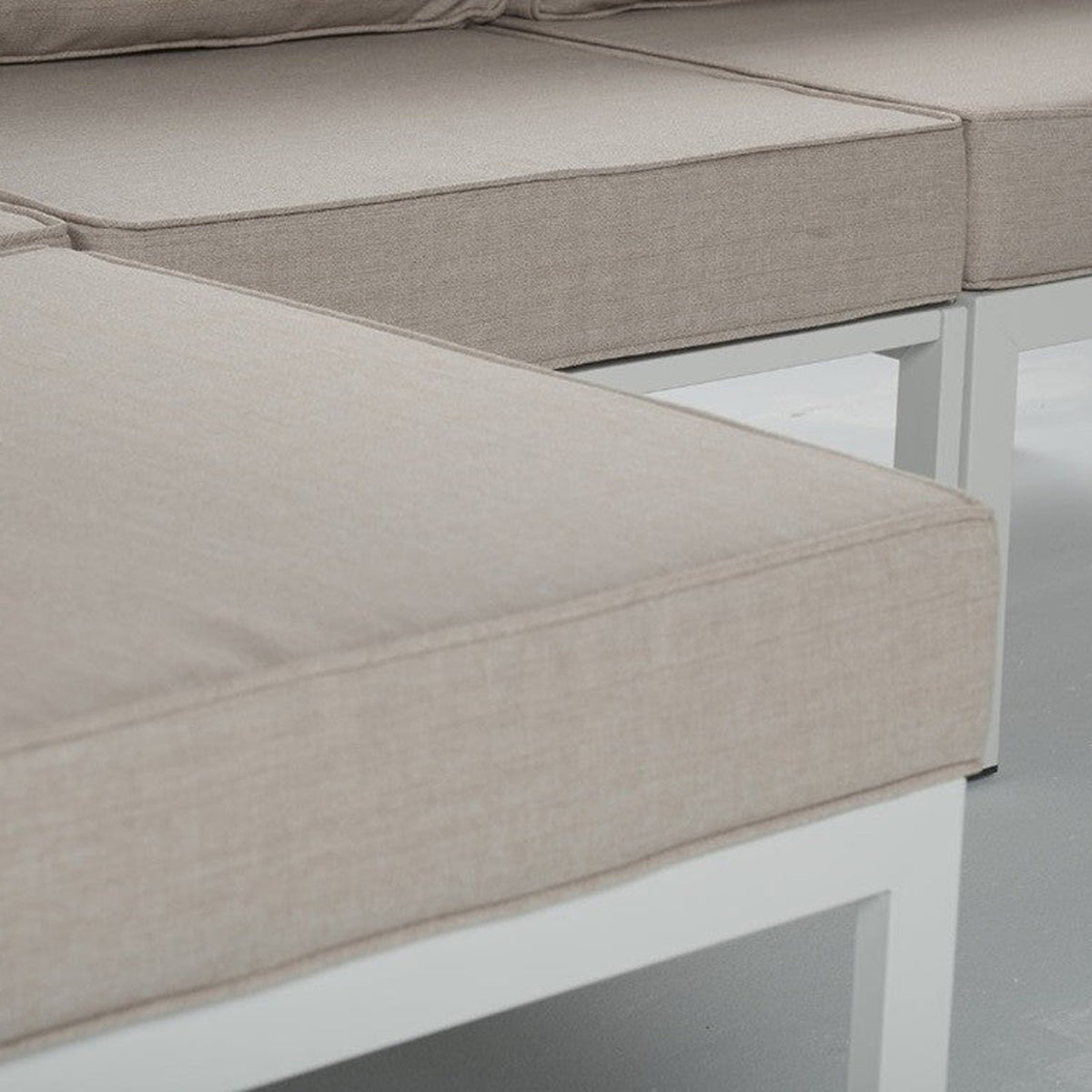 Conjunto de Jardín Estocolmo Deluxe 10 Plazas — Sofá Modular Doble, Acero y Cojines Premium — vista 13