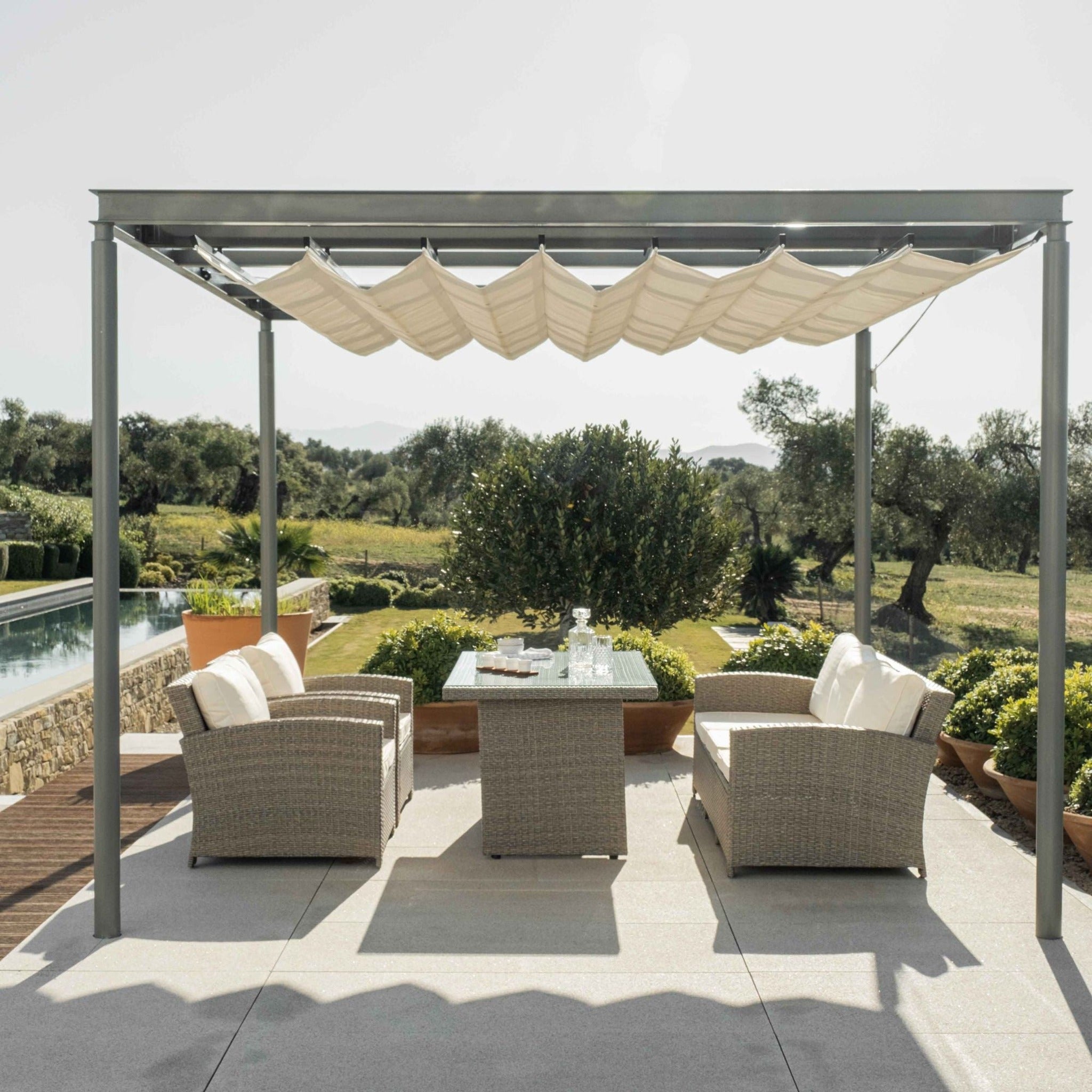 Conjunto de Jardín Firenze — Sofás y Mesa de Exterior — vista 39