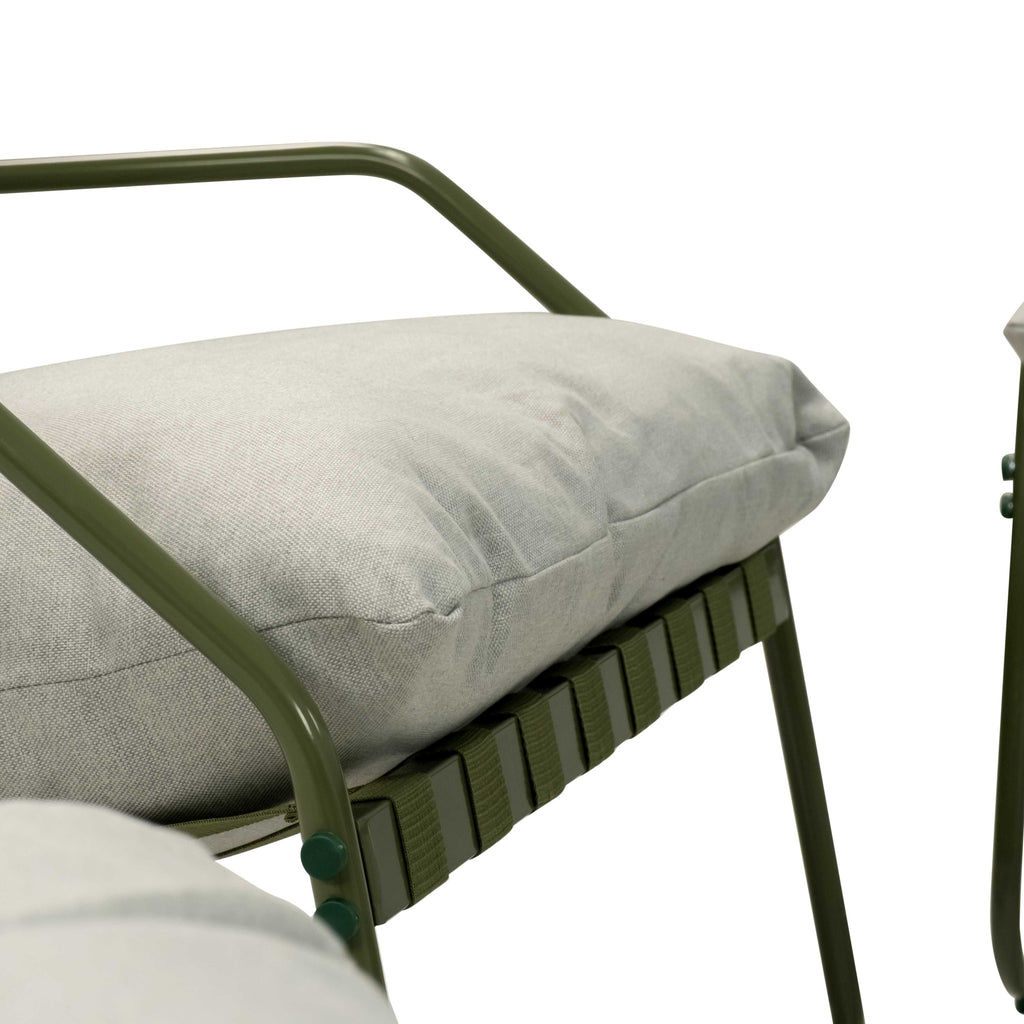 Conjunto de Jardín Genova Deluxe 8 Plazas — Cuerda Sintética y Acero | 2 Sofás, 4 Sillones y Mesa — vista 11