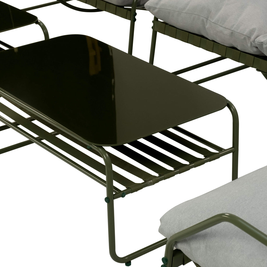 Conjunto de Jardín Genova Deluxe 8 Plazas — Cuerda Sintética y Acero | 2 Sofás, 4 Sillones y Mesa — vista 13