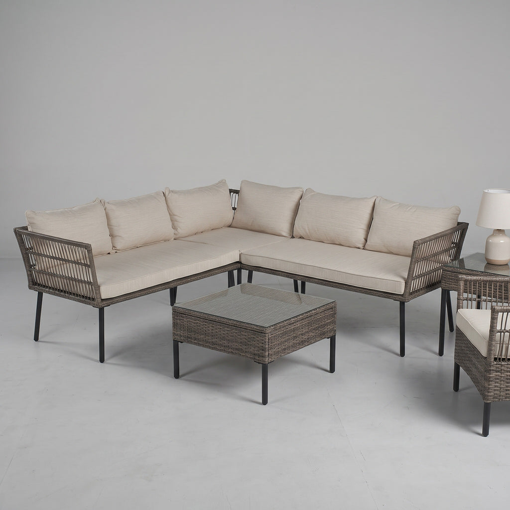Conjunto de Jardín Genova 5 Plazas — OUTLET | Ratán Sintético — vista 7