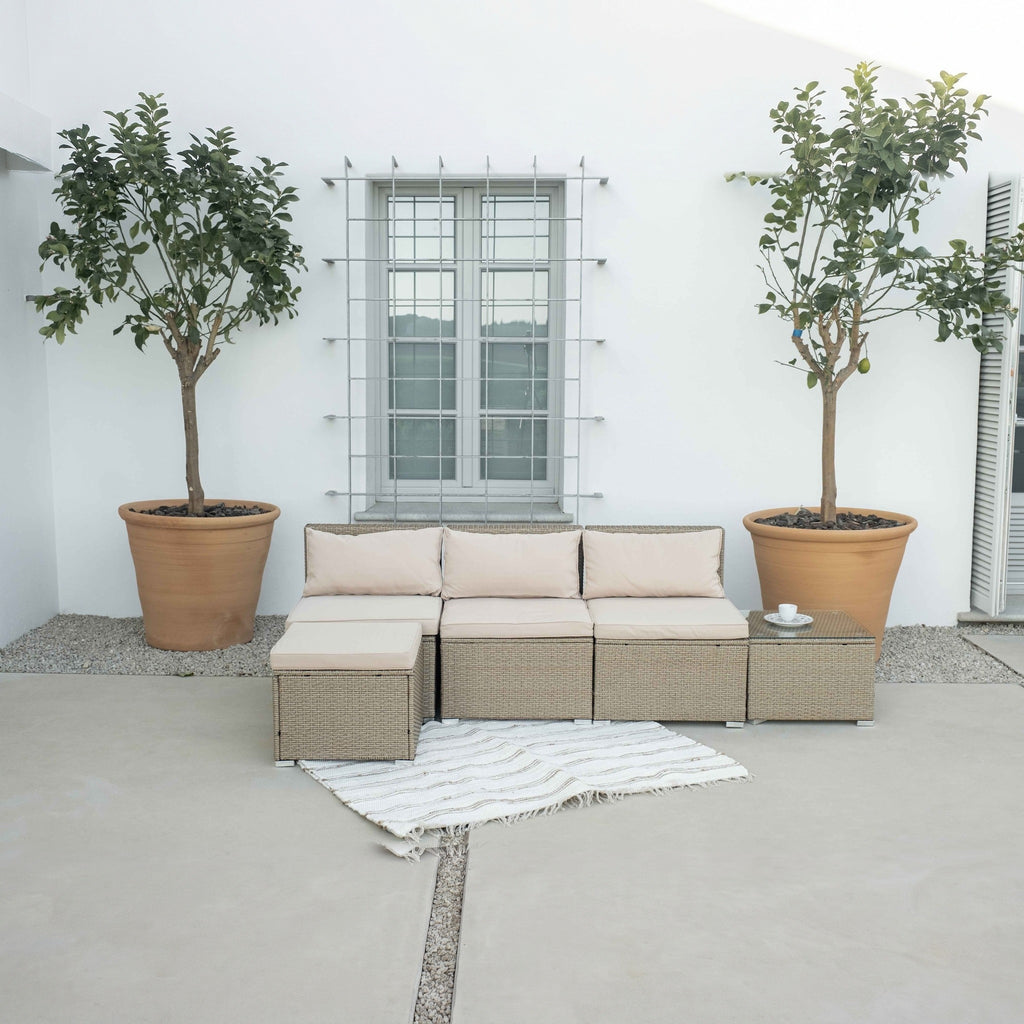 Conjunto de Jardín Ravello Central — Sofá Modular de Exterior — vista 10