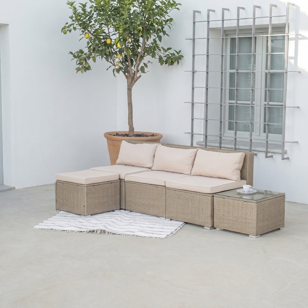 Conjunto de Jardín Ravello Central — Sofá Modular de Exterior — vista 12