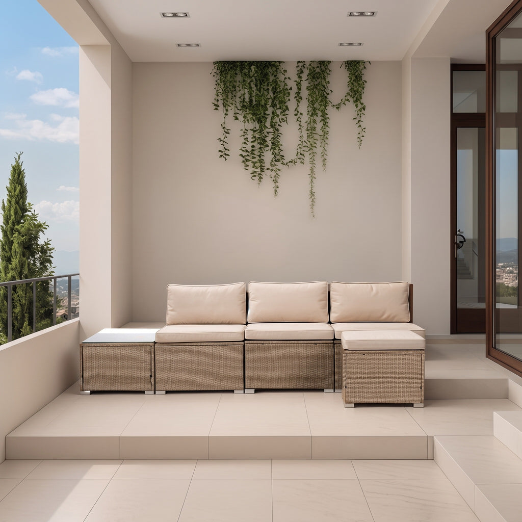 Conjunto de Jardín Ravello Central — Sofá Modular de Exterior — vista 14