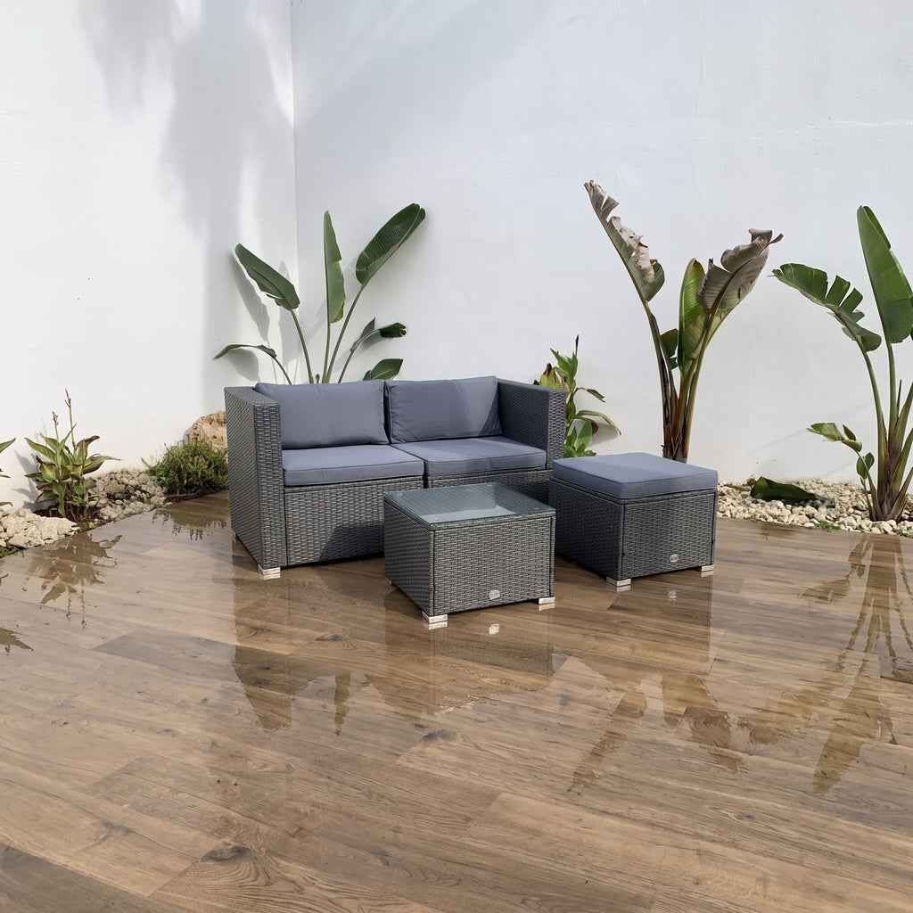 Conjunto de Jardín Ravello Doble — Sofás y Mesa | Ratán Sintético — vista 2