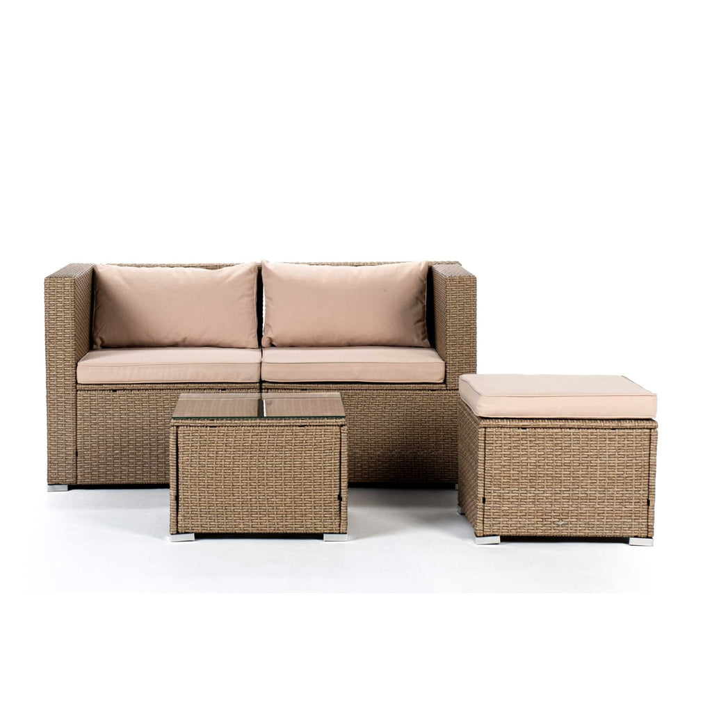 Conjunto de Jardín Ravello Doble — Sofás y Mesa | Ratán Sintético — vista 3