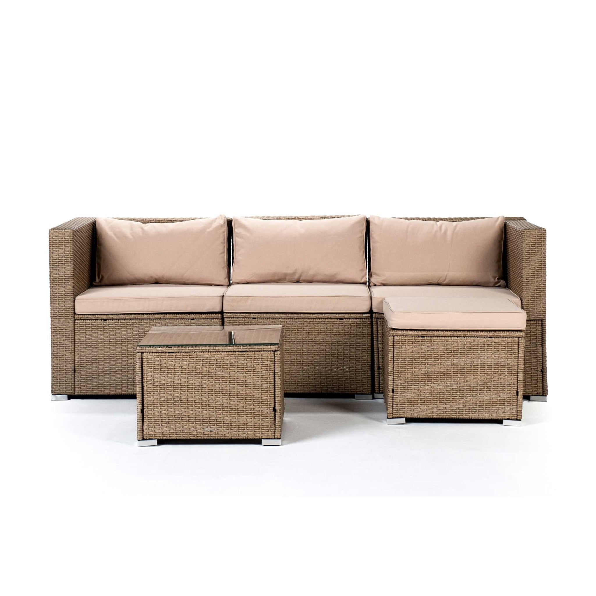 Conjunto de Jardín Ravello Triple — Sofás y Mesa | Ratán Sintético — vista 2