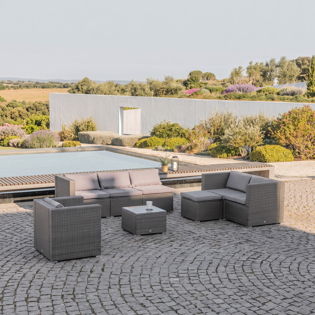Conjunto de Jardín Ravello Triple XL — Ratán Sintético — vista 9
