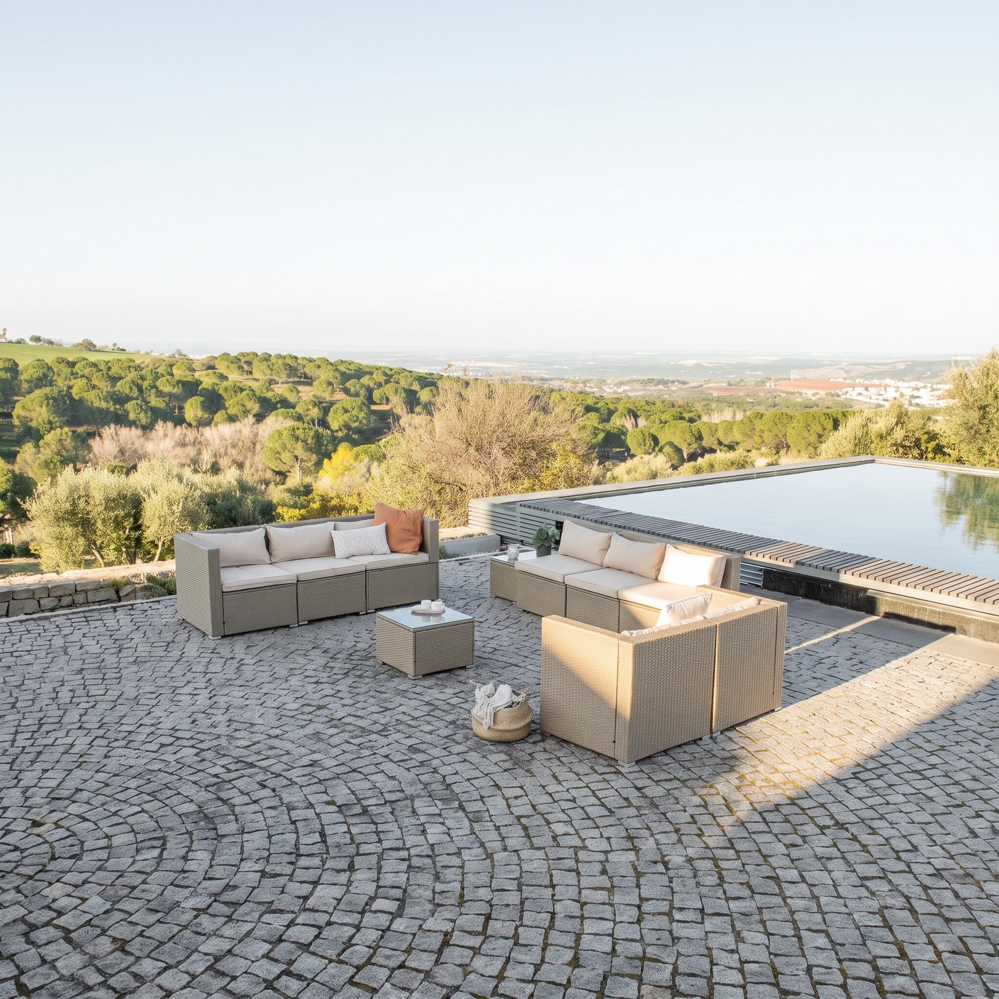 Conjunto de Jardín Ravello Triple XL — Ratán Sintético — vista 10