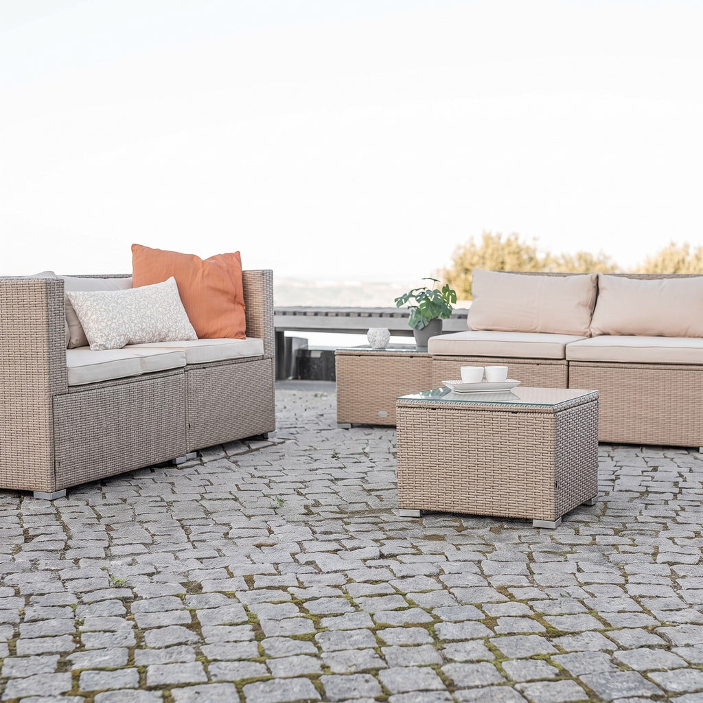 Conjunto de Jardín Ravello Triple XL — Ratán Sintético — vista 12