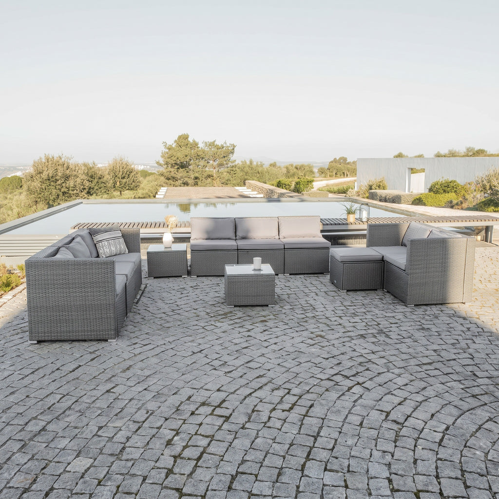Conjunto de Jardín Ravello Triple XL — Ratán Sintético