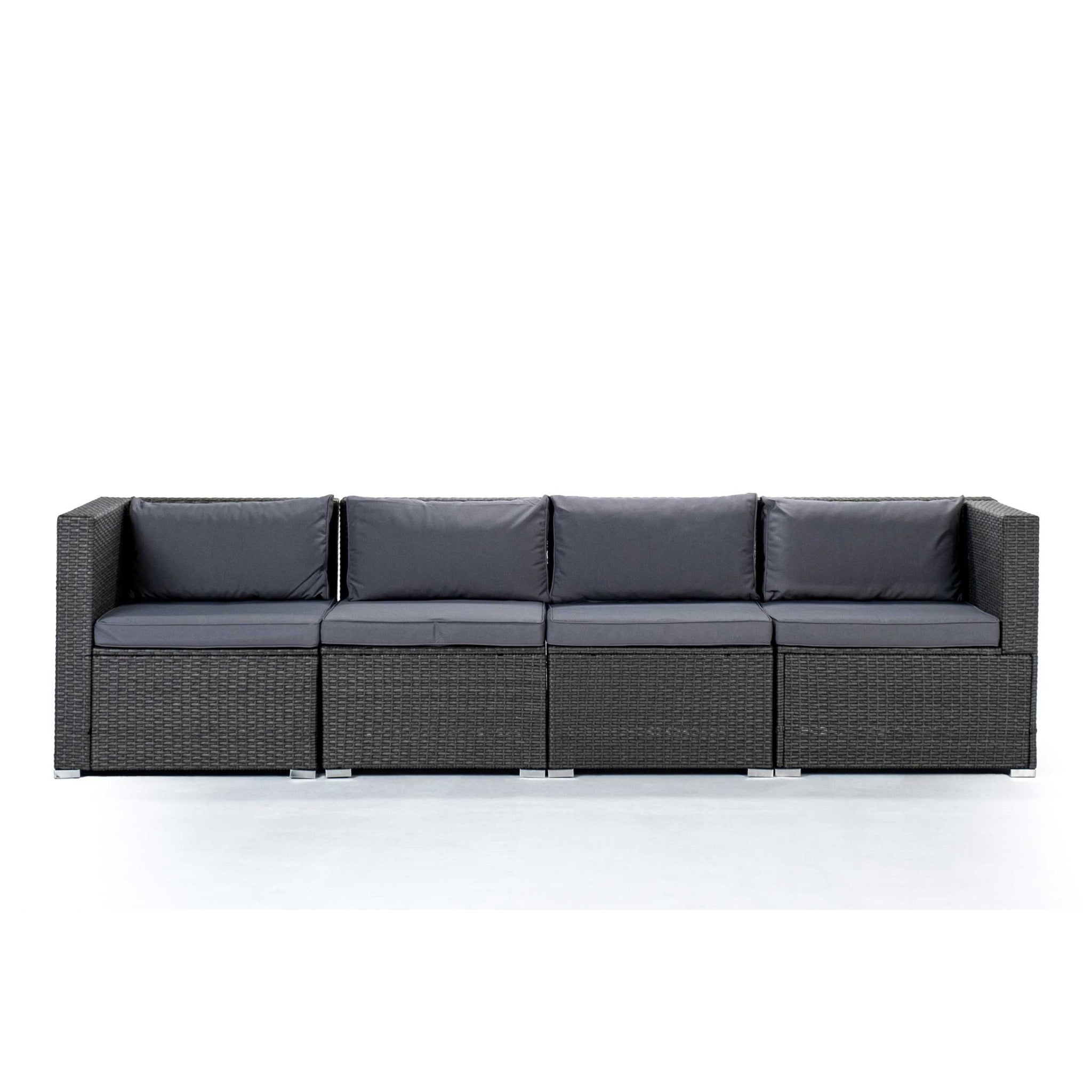 Sofá de Jardín Ravello Cuádruple — Modular | Ratán Sintético — vista 2