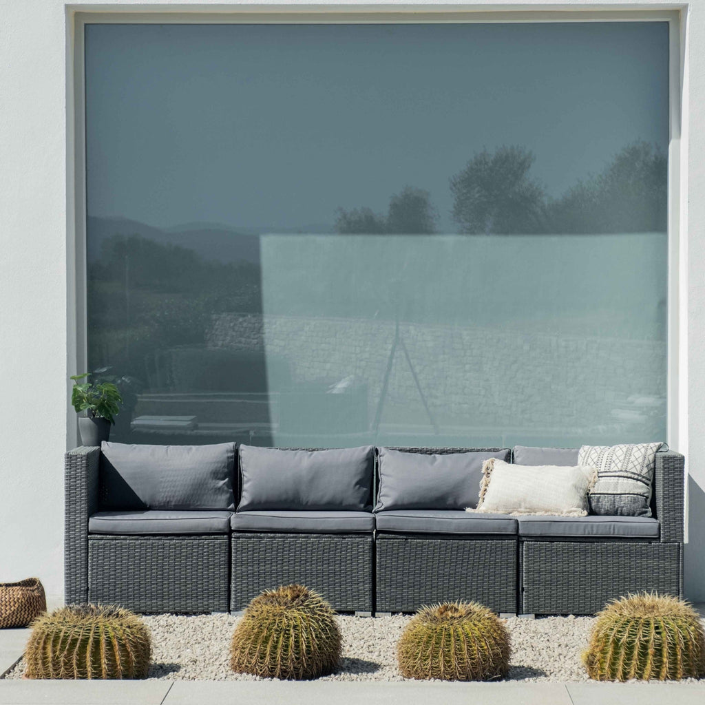 Sofá de Jardín Ravello Cuádruple — Modular | Ratán Sintético