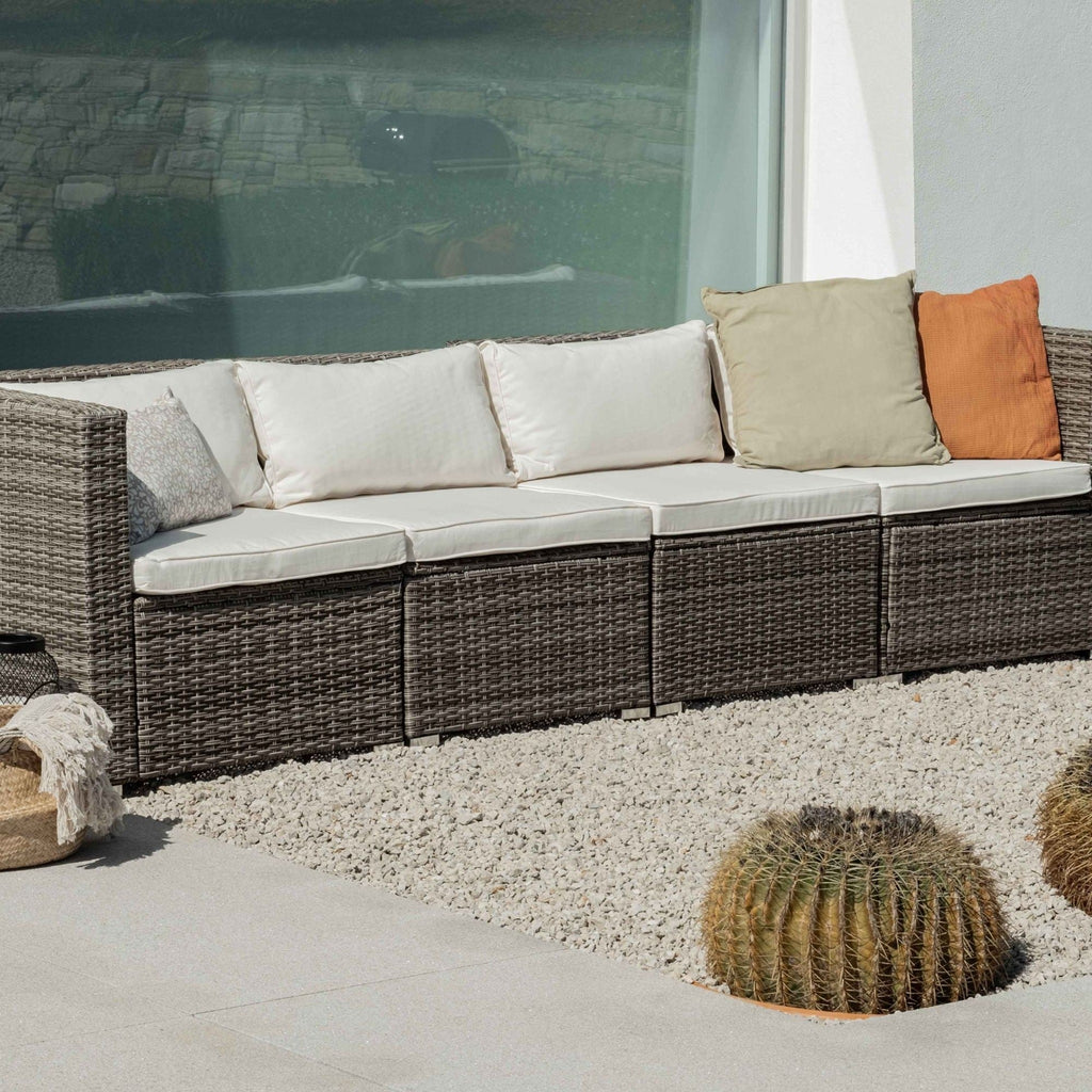 Sofá de Jardín Ravello Cuádruple — Modular | Ratán Sintético — vista 10