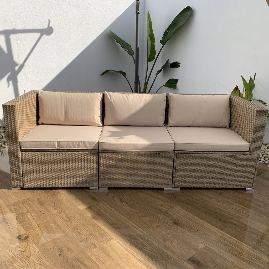 Sofá de Jardín Ravello Triple — Modular | Ratán Sintético — vista 2