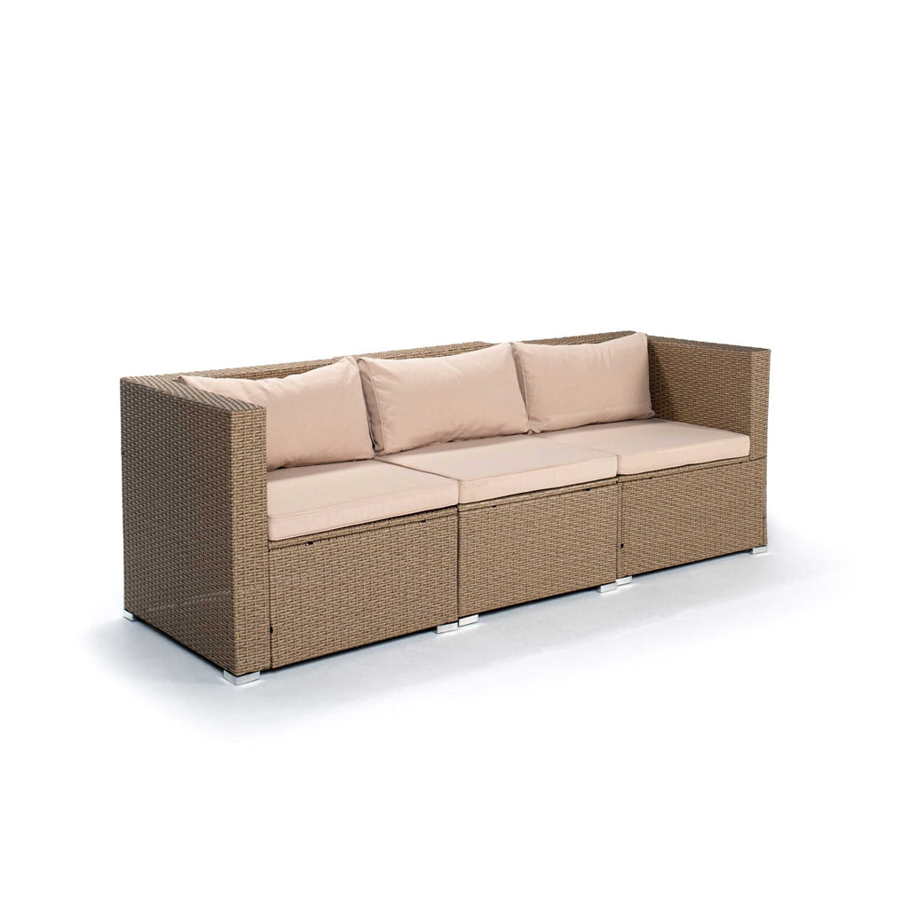 Sofá de Jardín Ravello Triple — Modular | Ratán Sintético — vista 8