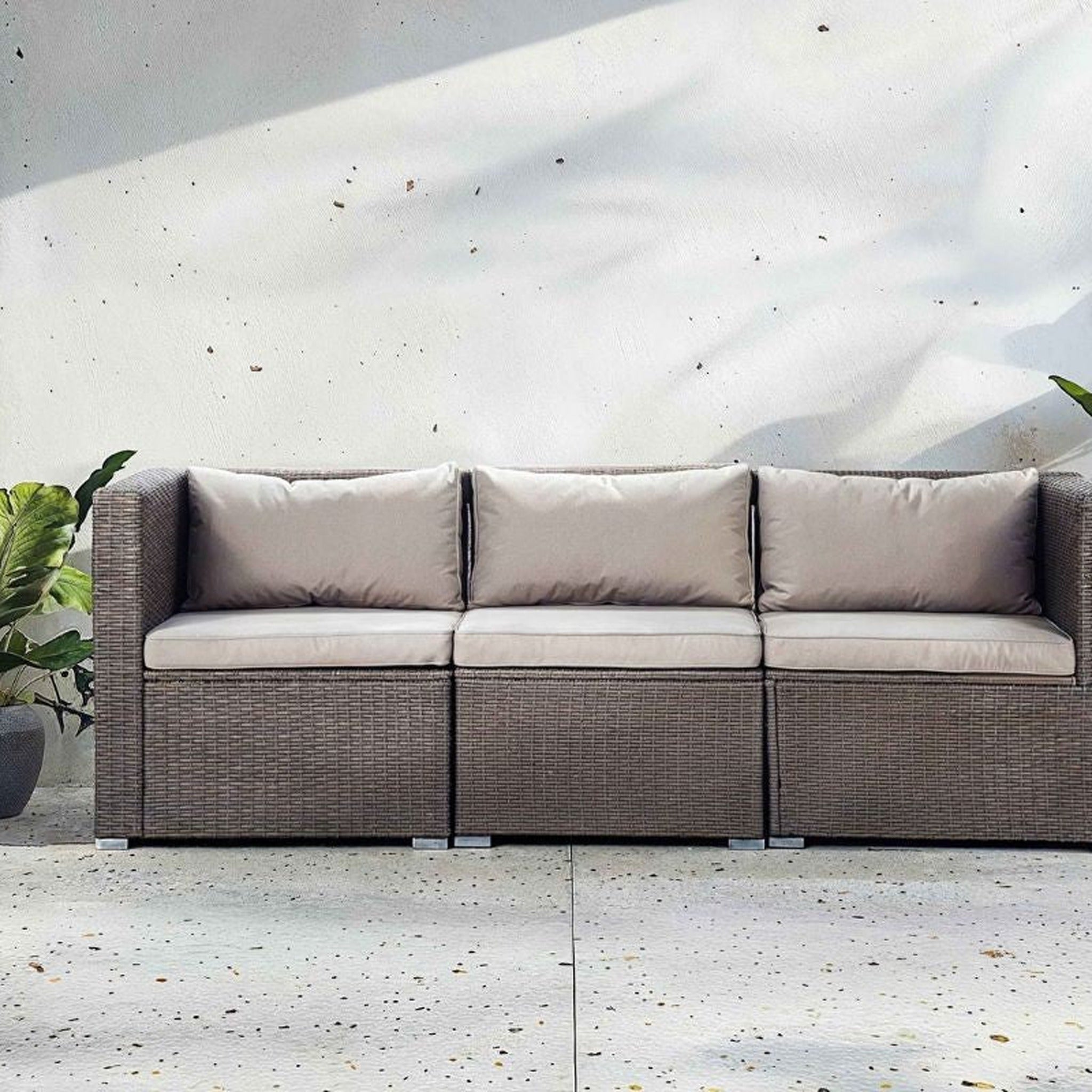 Sofá de Jardín Ravello Triple — Modular | Ratán Sintético — vista 13