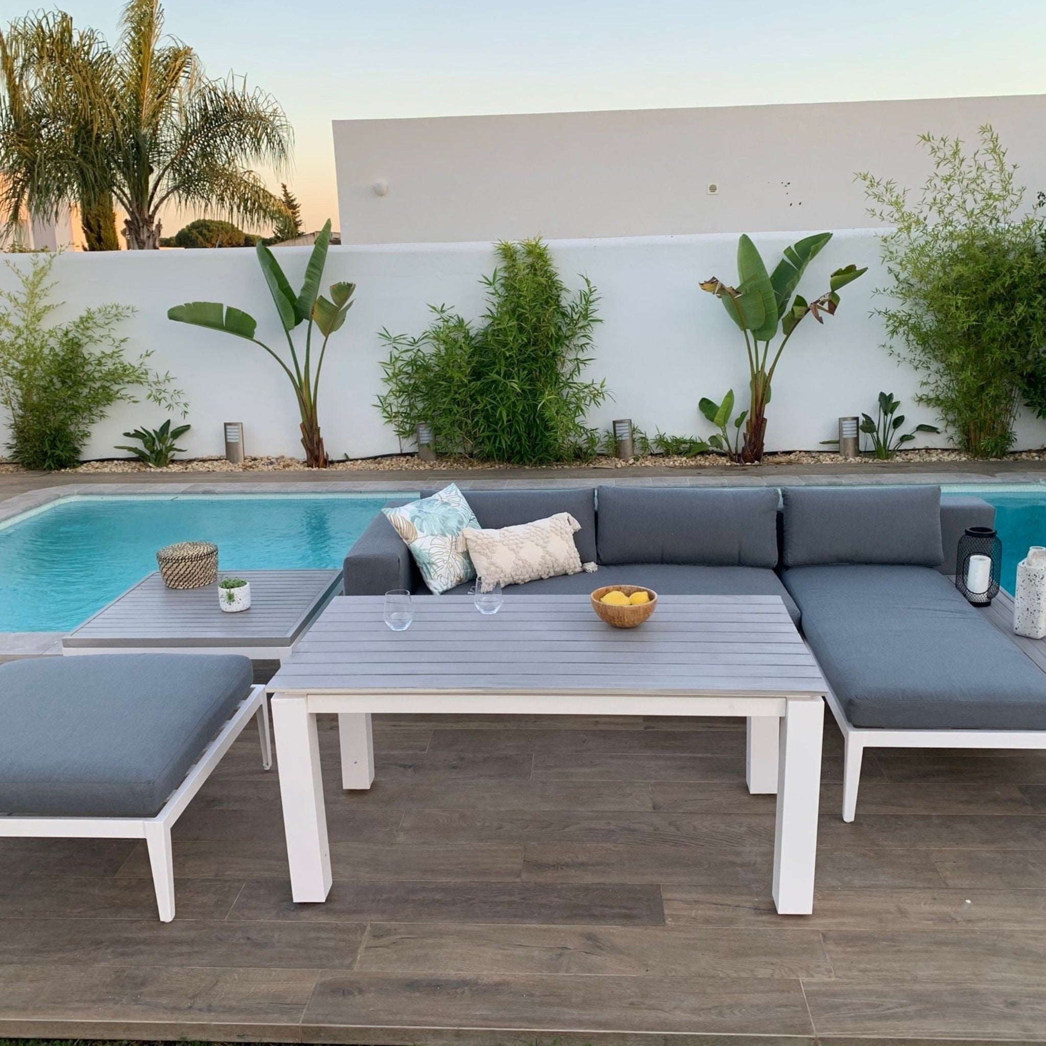 Conjunto de Jardín Santorini — OUTLET | Sofá Modular
