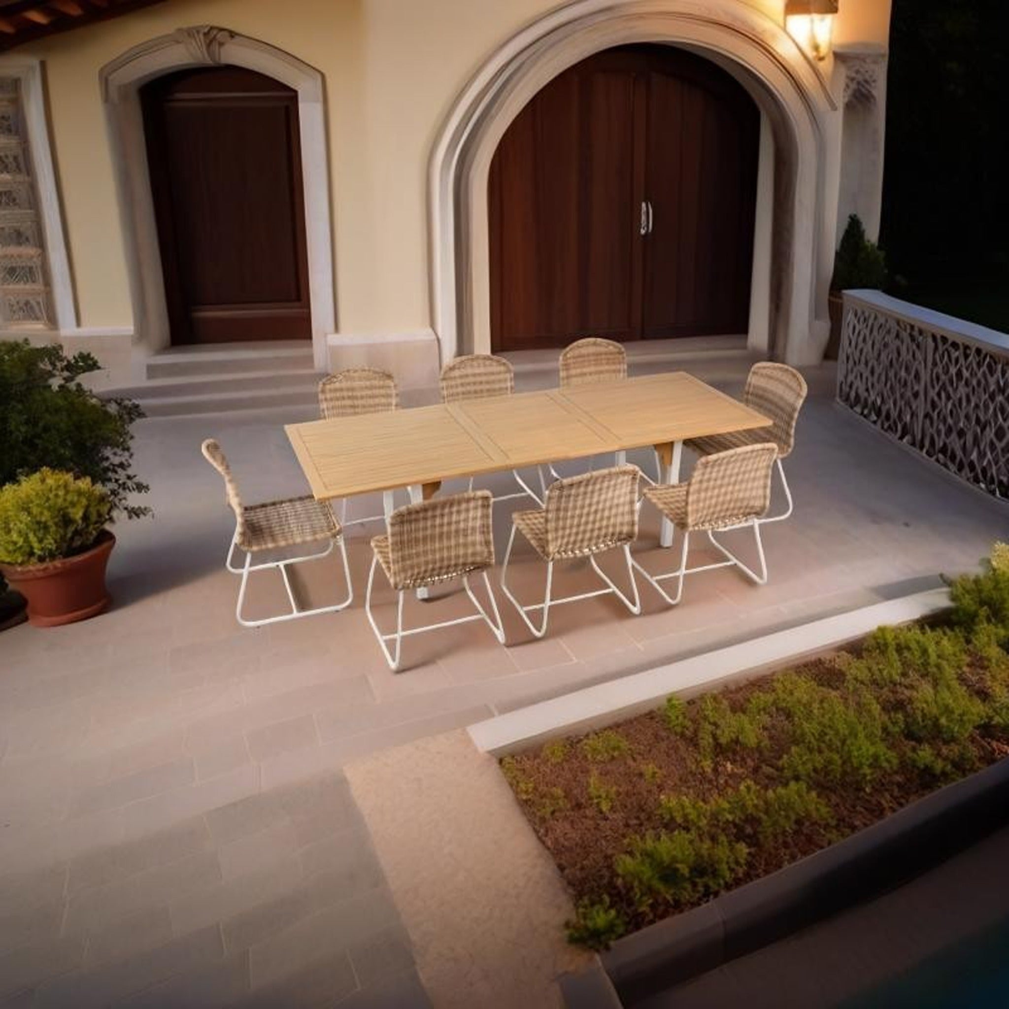 Comedor de Jardín Venecia 8 Plazas — OUTLET