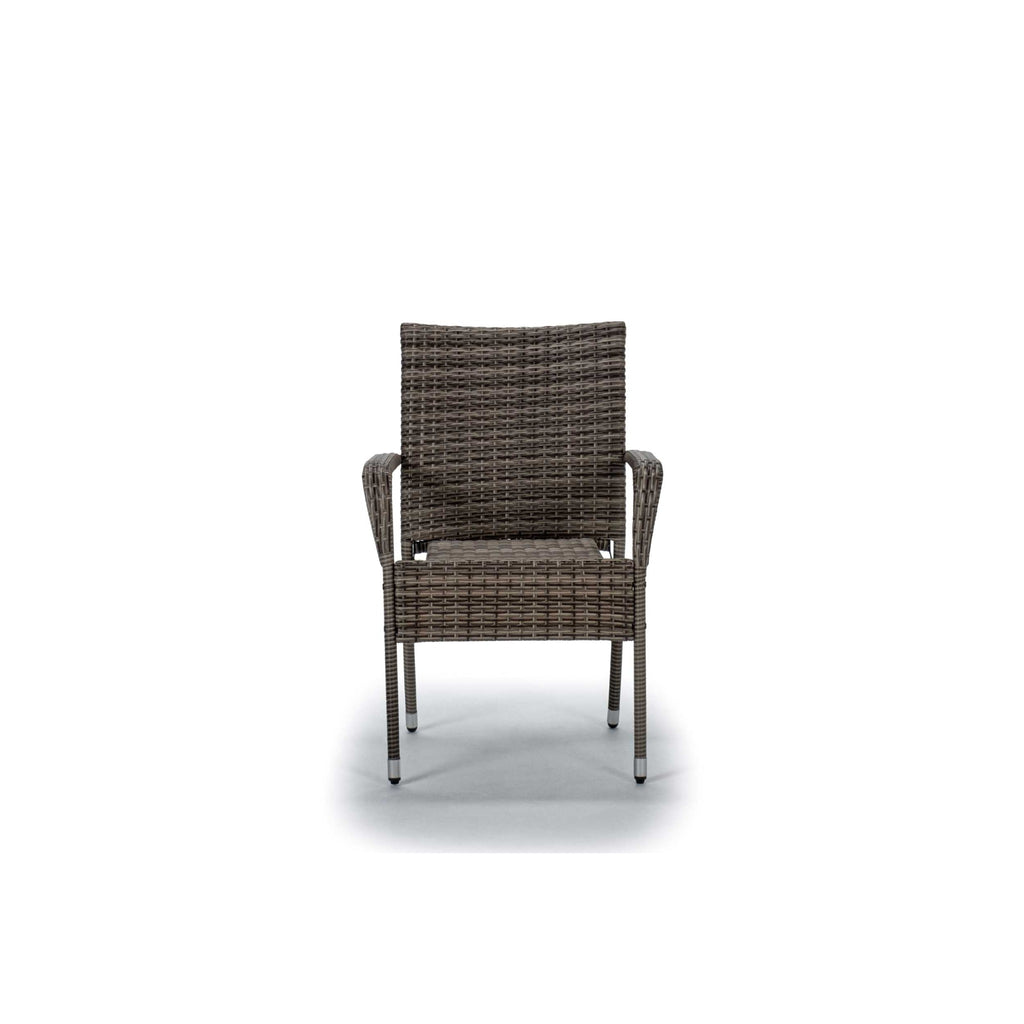 Silla de Jardín Ibiza Apilable con Reposabrazos | Ratán Sintético