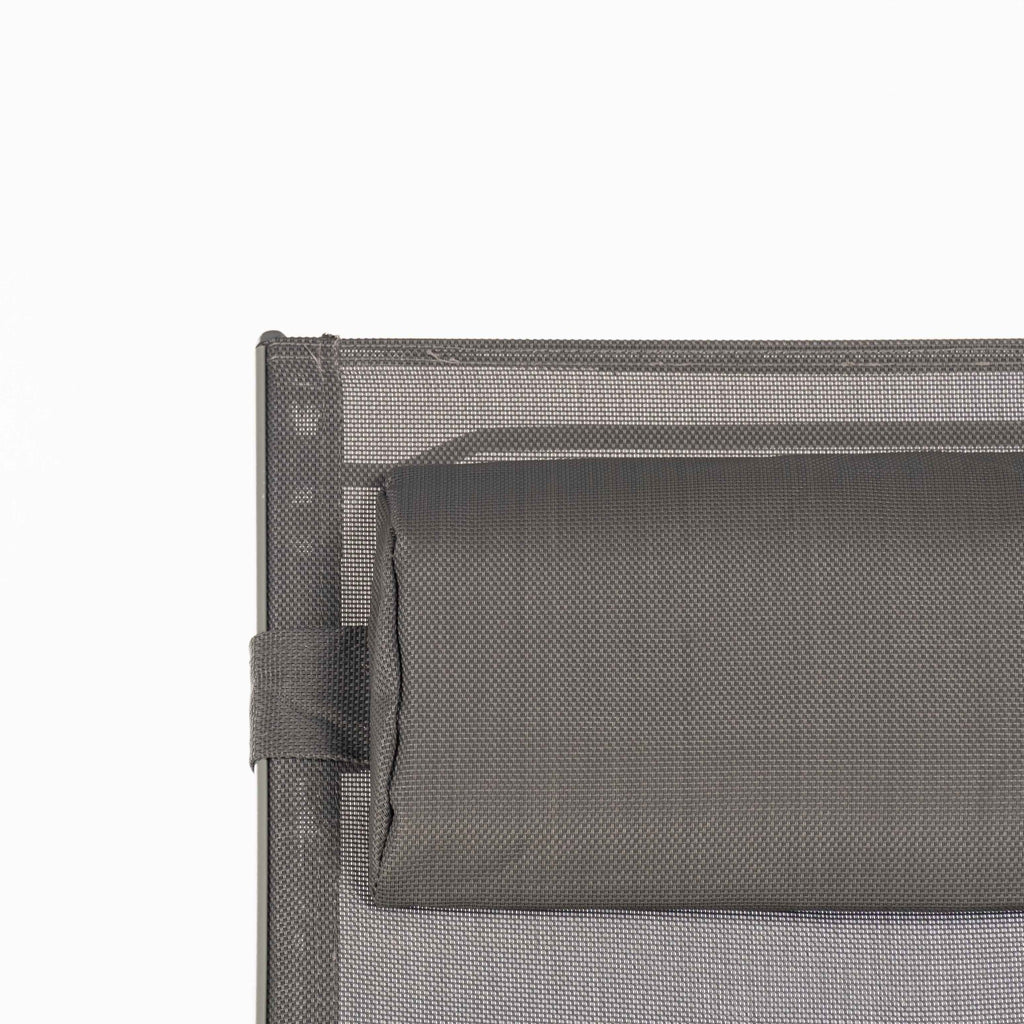 Pack 2 Tumbonas de Jardín Monaco Apilables | Aluminio y Textileno — vista 7