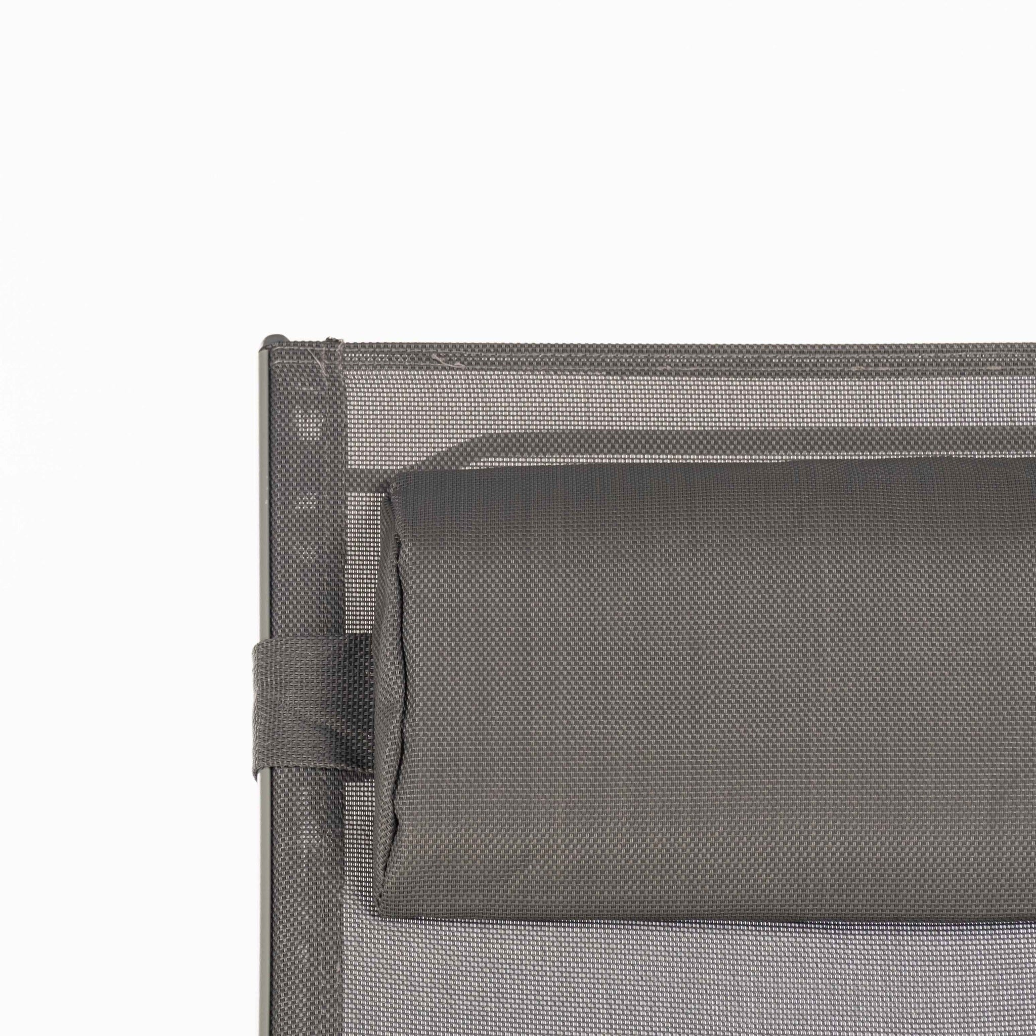 Pack 2 Tumbonas de Jardín Monaco Apilables | Aluminio y Textileno — vista 7