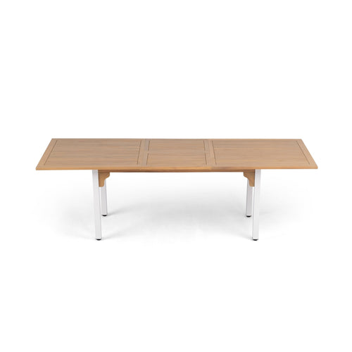 Comedor de Jardín Venecia 10 Plazas — Mesa Alta, Acero y Ratán